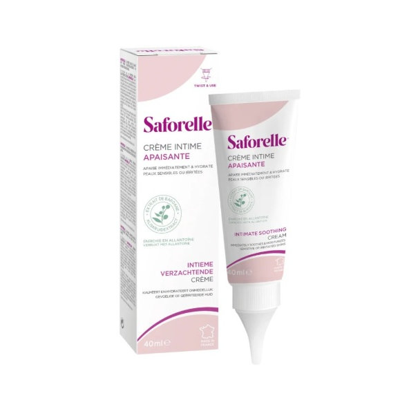 Saforelle INTÍMNY UPOKOJUJÚCI KRÉM na každodenné použitie pri podráždení 40 ml