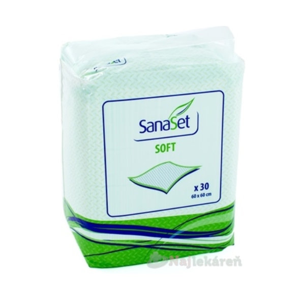 SanaSet SOFT Podložka absorpčná hygienická 60x60cm 30ks