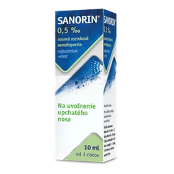 SANORIN 0,5% proti nádche 10 ml