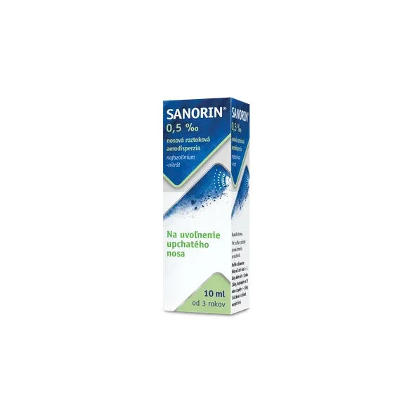 SANORIN 0,5% proti nádche 10 ml