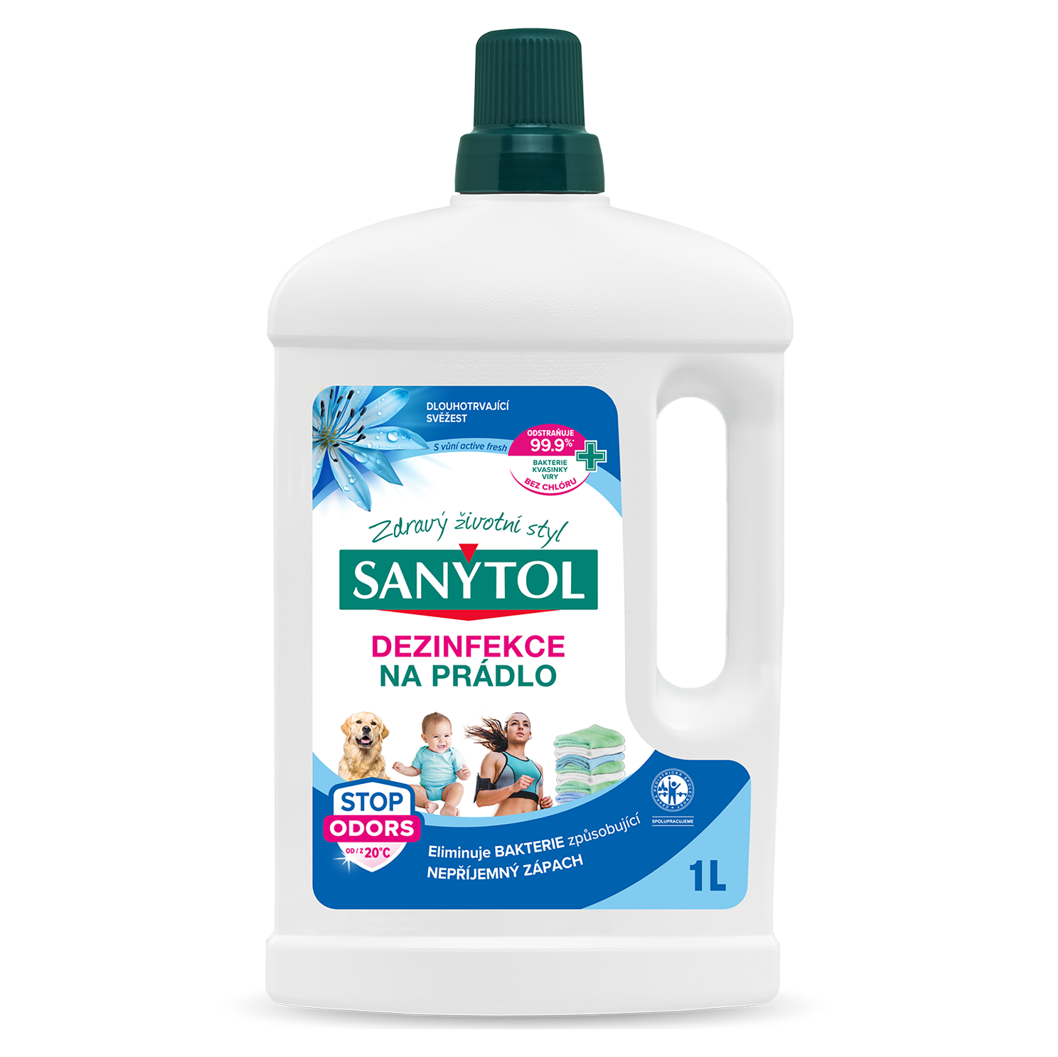 Sanytol Active Fresh dezinfekcia na prádlo 1 l