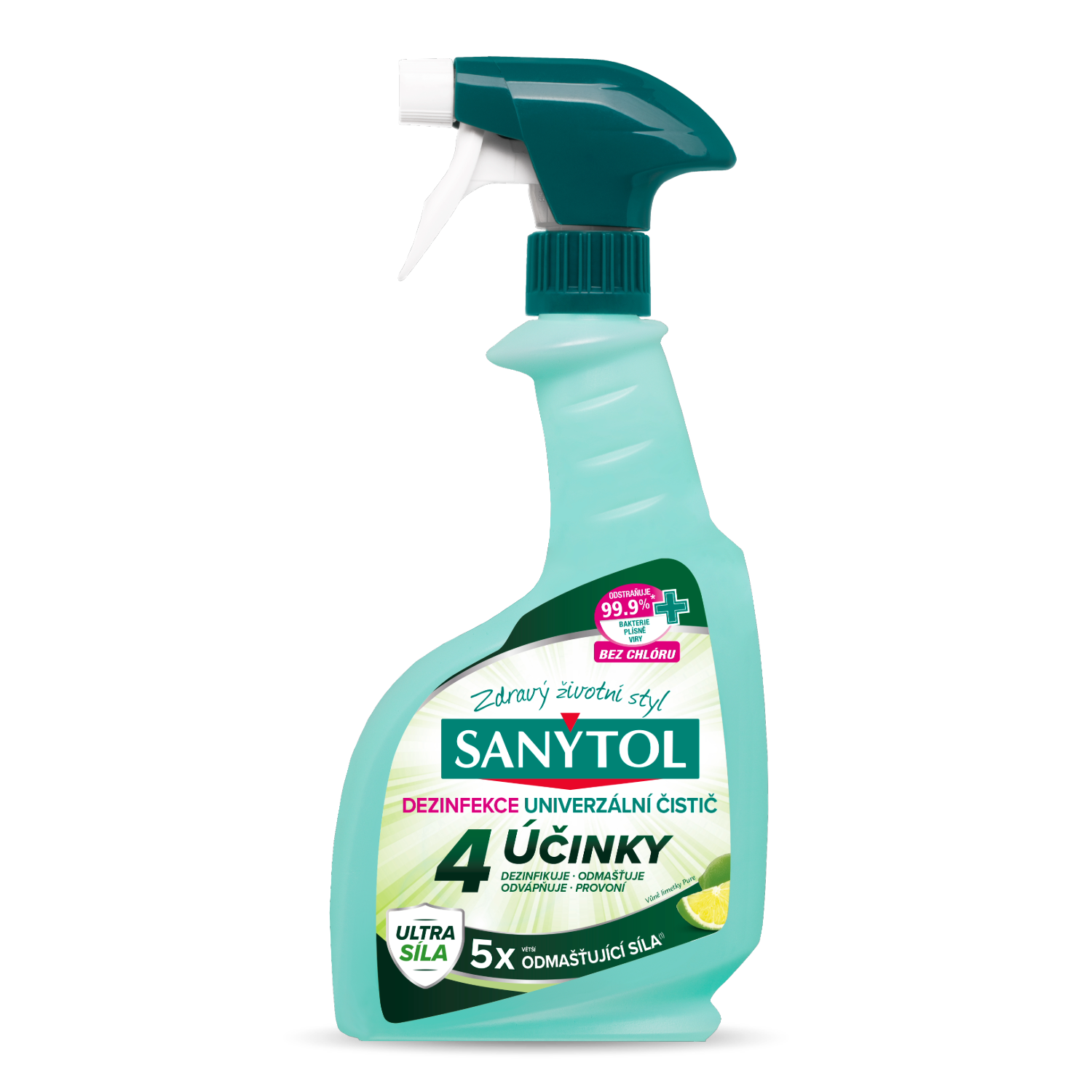 Sanytol Dezinfekčný univerzálny čistič 4 účinky sprej 500 ml