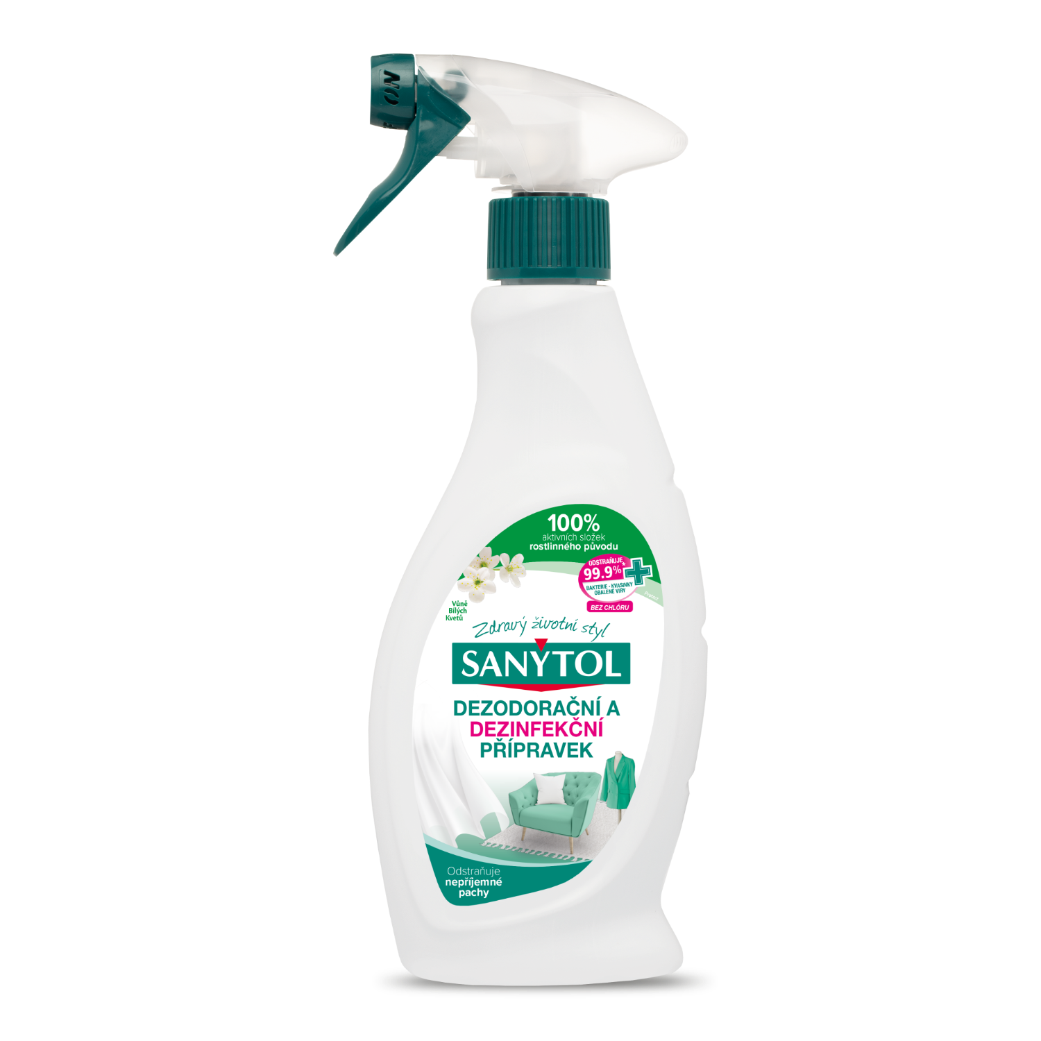 Sanytol Dezodoračný a dezinfekčný prípravok na tkaniny 500 ml
