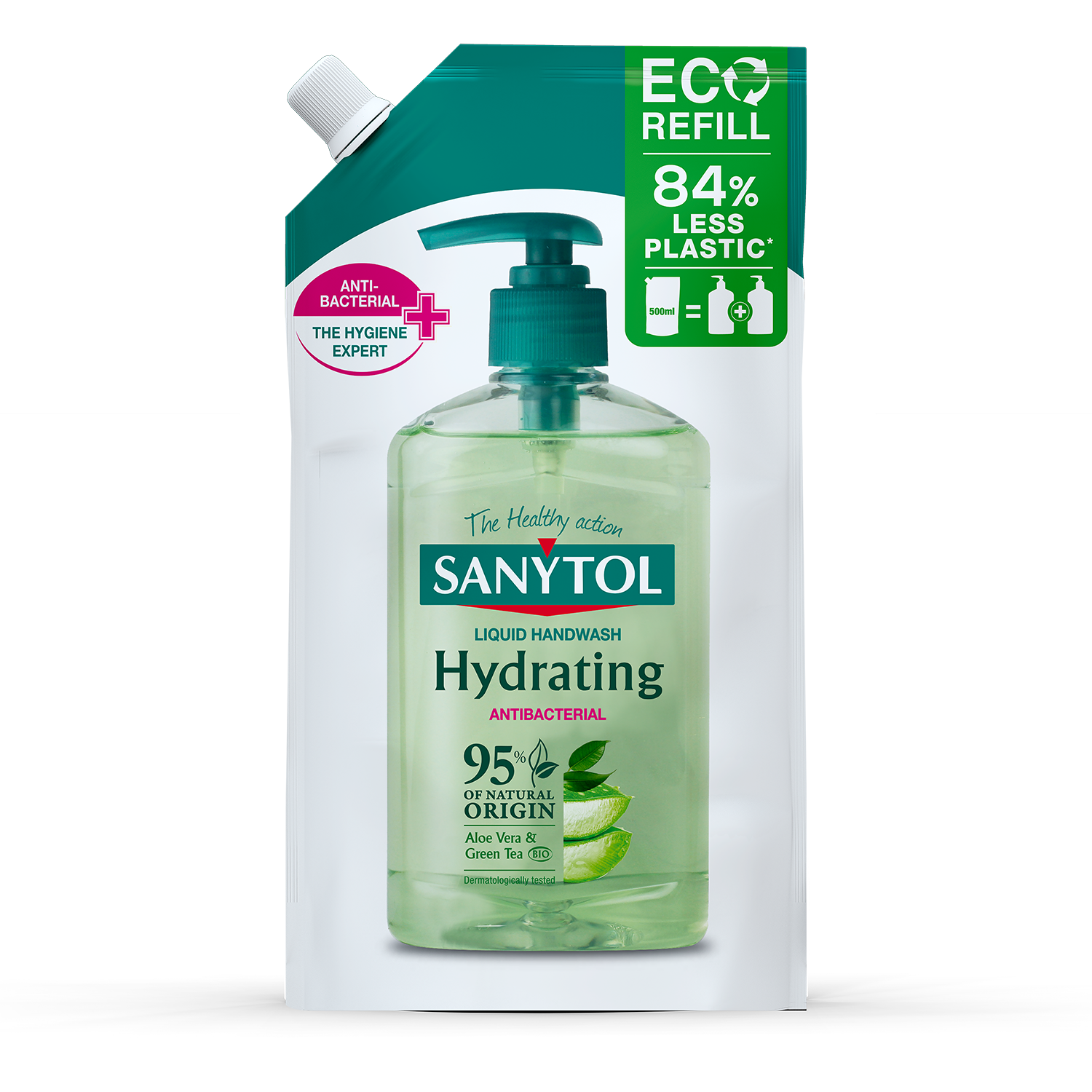Sanytol Tekuté mydlo hydratačné náhradná náplň 500 ml