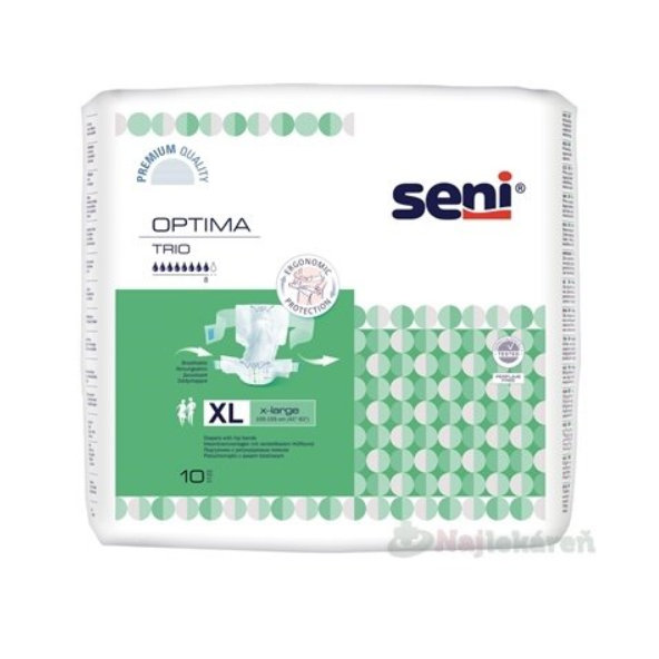 Seni OPTIMA TRIO X-Large plienkové nohavičky 10ks