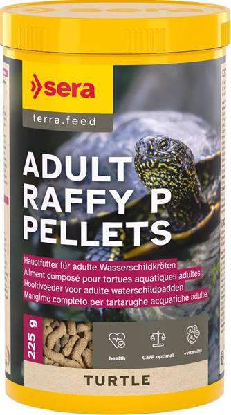 Sera Adult Raffy P Pellets krmivo pre vodné korytnačky a mäsožravé plazy 100 ml