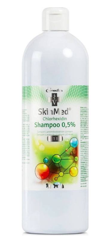 SkinMed Chlorhexidine Shampoo šampón pre psy, mačky a kone 0,5 % 236 ml