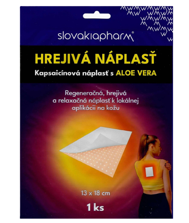 Slovakiapharm Hrejivá náplasť s Aloe vera 13x18 cm 1 ks kúpite na Najlekaren.eu