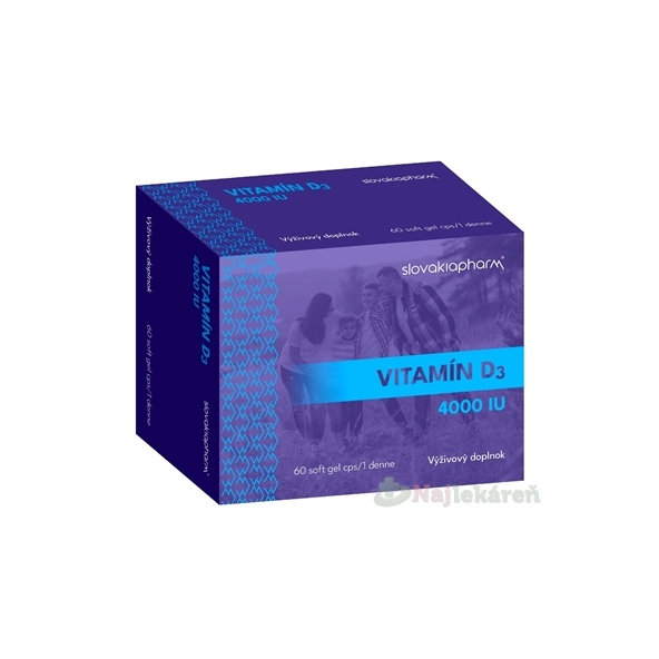 Slovakiapharm Vitamín D3 4000 IU 60cps