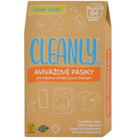 CleanlyEco Avivážové pásiky Flower Power 64 praní