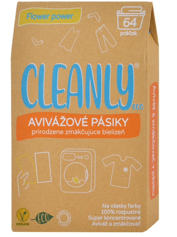 CleanlyEco Avivážové pásiky Flower Power 64 praní
