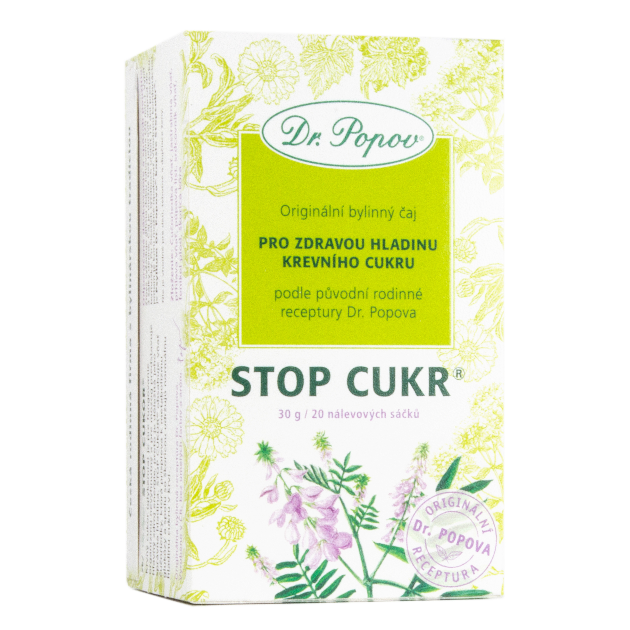 DR. POPOV ČAJ STOP CUKOR, 20x1,5 g