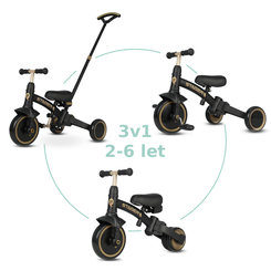 QPLAY Trojkolka Stager 3v1 platinum do 25 kg