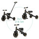 QPLAY Trojkolka Stager 3v1 platinum do 25 kg