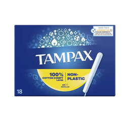 TAMPAX Non-Plastic Regular 18 kusov
