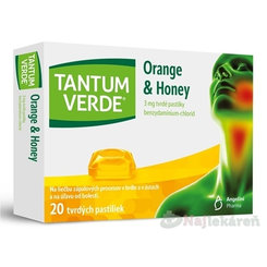 TANTUM VERDE Orange & Honey pastilky 3mg/20ks