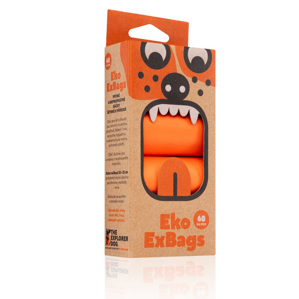 EXPLORER DOG Vrecká na psie exkrementy 60 ks