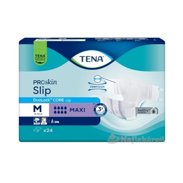 TENA Slip Maxi M plienkové nohavičky 24ks
