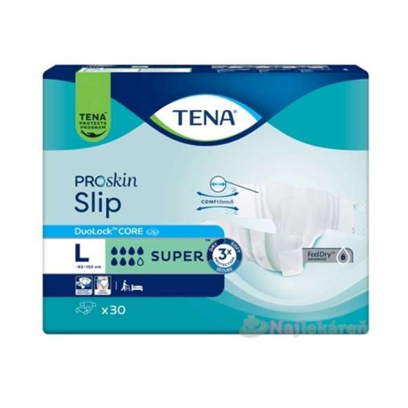 TENA Slip Super L plienkové nohavičky 30ks