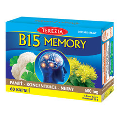 TEREZIA B15 MEMORY výživový doplnok na pamäť a koncentráciu 60cps