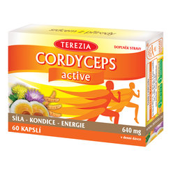 TEREZIA CORDYCEPS active pri únave a vyčerpaní 60cps