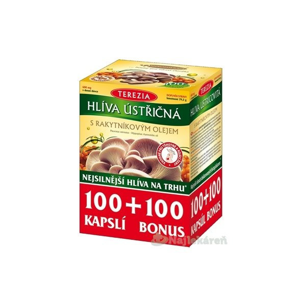 TEREZIA HLIVA USTRICOVITÁ S RAKYTNÍKOVÝM OLEJOM 2x100cps