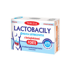 TEREZIA LACTOBACILY + HLIVA USTRICOVITÁ s betaglukánmi FORTE 10cps