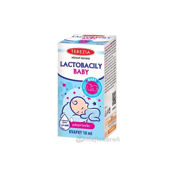 TEREZIA Lactobacily BABY kvapky pre deti 10ml