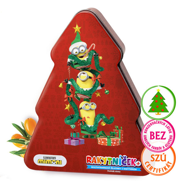 TEREZIA RAKYTNÍČEK+ želatínky MIMONI Vianočný stromček 50 ks