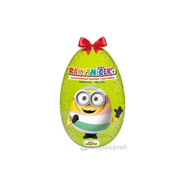 TEREZIA RAKYTNÍČEK+ želatínky MIMONI veľkonočné vajce - zelené (limitovaná edícia 2025) 50ks