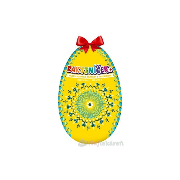 TEREZIA RAKYTNÍČEK+ želatínky veľkonočné vajce - žlté (limitovaná edícia 2025) 50ks
