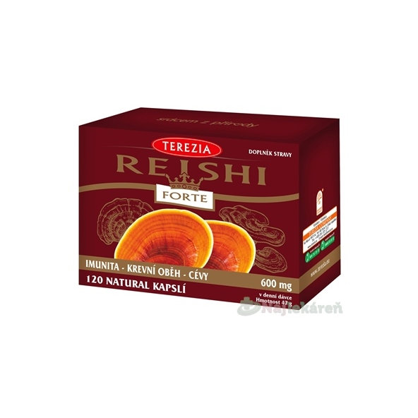 TEREZIA Reishi FORTE na podporu imunity 120 kapsúl