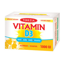 TEREZIA VITAMÍN D3 1000 IU 90cps