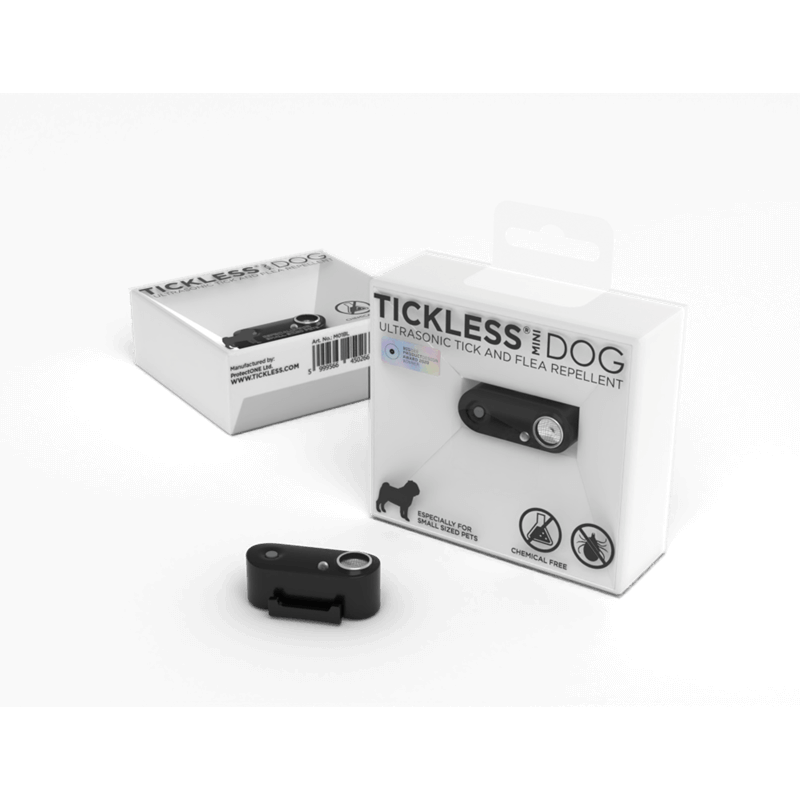 TICKLESS MINI DOG dobíjateľný ultrazvukový odpudzovač kliešťov a bĺch pre psov - čierny kúpite na Najlekaren.eu