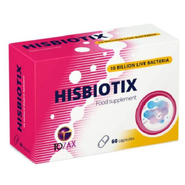 TOZAX Hisbiotix probiotiká, podporuje trávenie 60 kapsúl