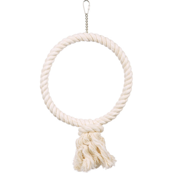 TRIXIE Rope ring bavlnený kruh pre andulky a korely 25cm