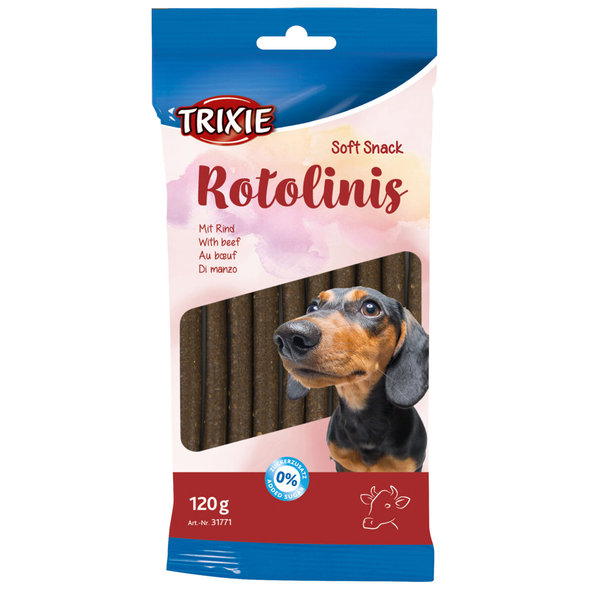 TRIXIE Soft Snack rotolinis maškrta pre psy hovädzia 12cm, 12ks / 120g