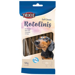 TRIXIE Soft Snack rotolinis maškrta pre psy s hovädzími držkami 12cm, 12ks / 120g