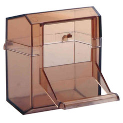 TRIXIE krytá plastová miska na krmivo pre drobné exotické vtáctvo 70ml/7×7cm