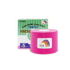 TEMTEX KINESOLOGY TAPE tejpovacia páska, 5cmx5m, ružová 1ks