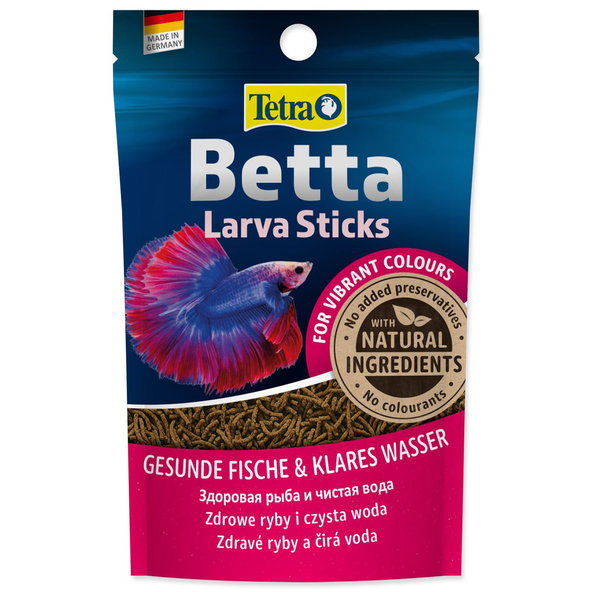 Tetra Betta Larva Sticks kompletné krmivo pre tropické ryby sáčok 5 g