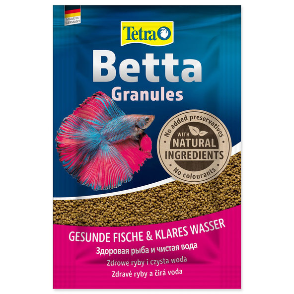 Tetra Betta granules komplexné krmivo pre Betty sáčok 5 g