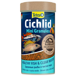 Tetra Cichlid Mini Granules plávajúce tyčinky pre všetky druhy cichlíd 250 ml