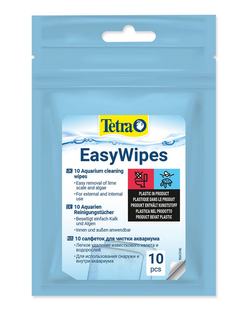 Tetra Easy Wipes čistiace obrúsky pre všetky typy akvárií 10 ks