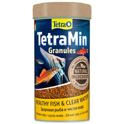 Tetra Min Granules granulované kompletné krmivo pre všetky druhy akváriových rýb 250 ml