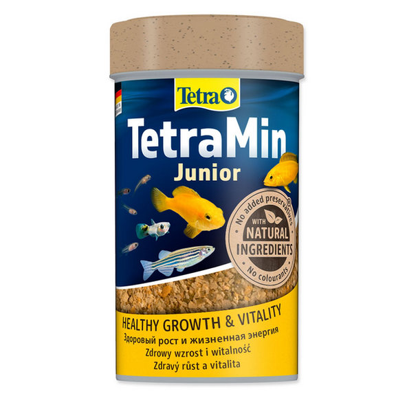 Tetra Min Junior špeciálny druh vločkového krmiva pre poter 100 ml