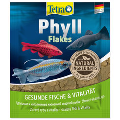 Tetra Phyll vločkové krmivo pre bylinožravé druhy akváriových rýb sáčok 12 g