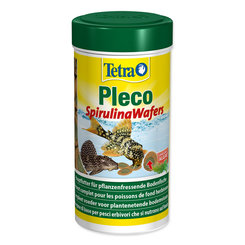 Tetra Pleco Spirulina Wafer krmivo pre všetky druhy bylinožravých rýb 250 ml