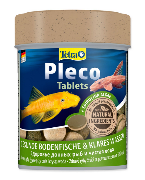 Tetra Pleco Tablets tablety so Spirulinou pre bylinožravé ryby 275 tabliet