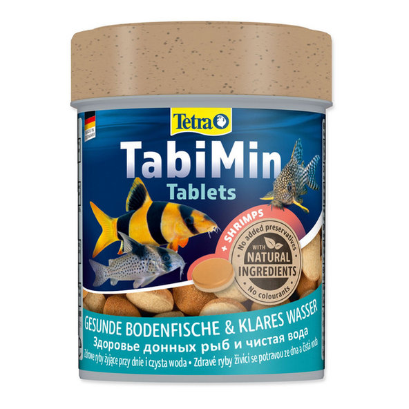 Tetra Tabi Min Tablets krmivo pre všetky ryby živiace sa potravou zo dna 275 tabliet
